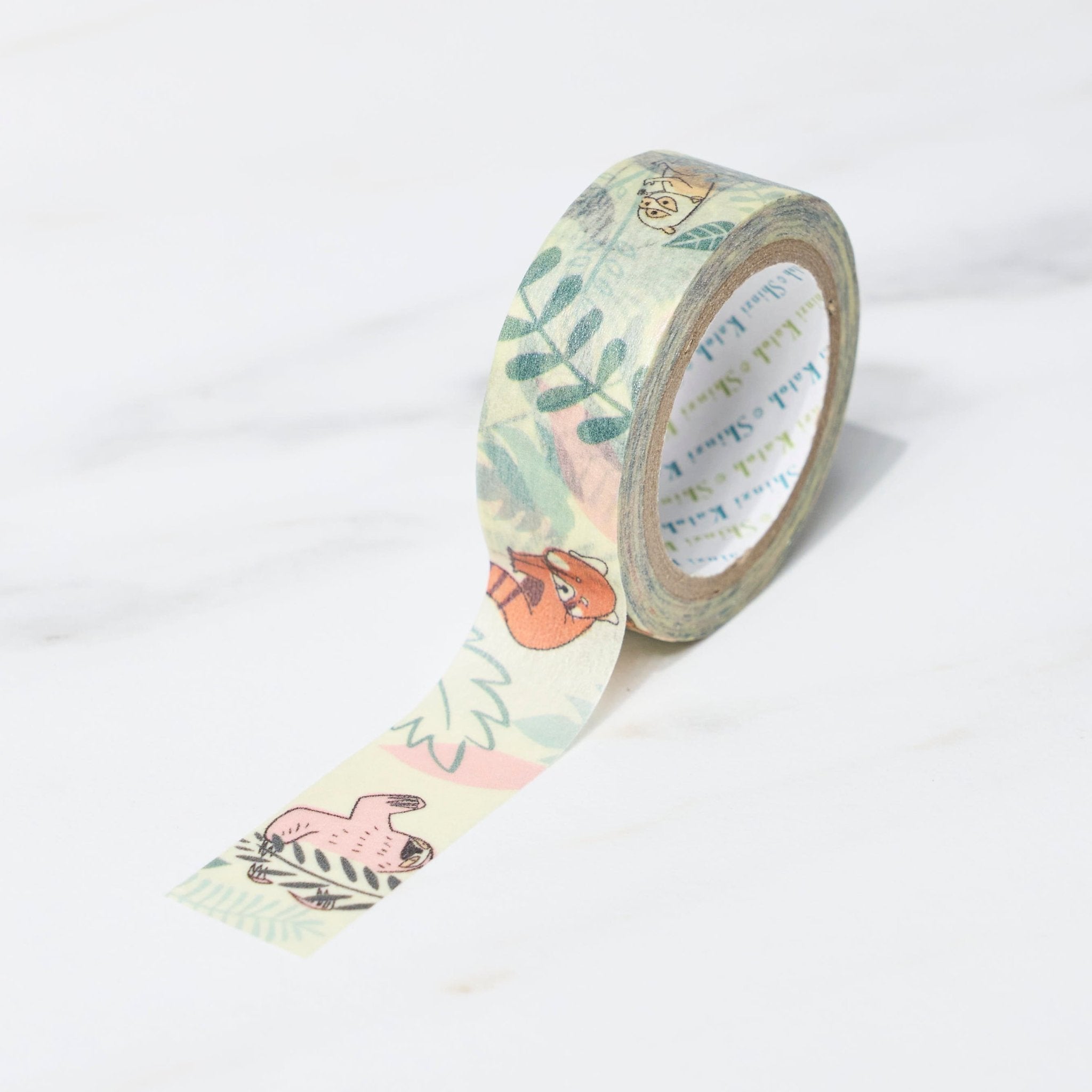 Endangered Species Animal Print Masking Tape - Shinzi Katoh Seal Design for Scrapbooking, Journaling & DIY Crafts