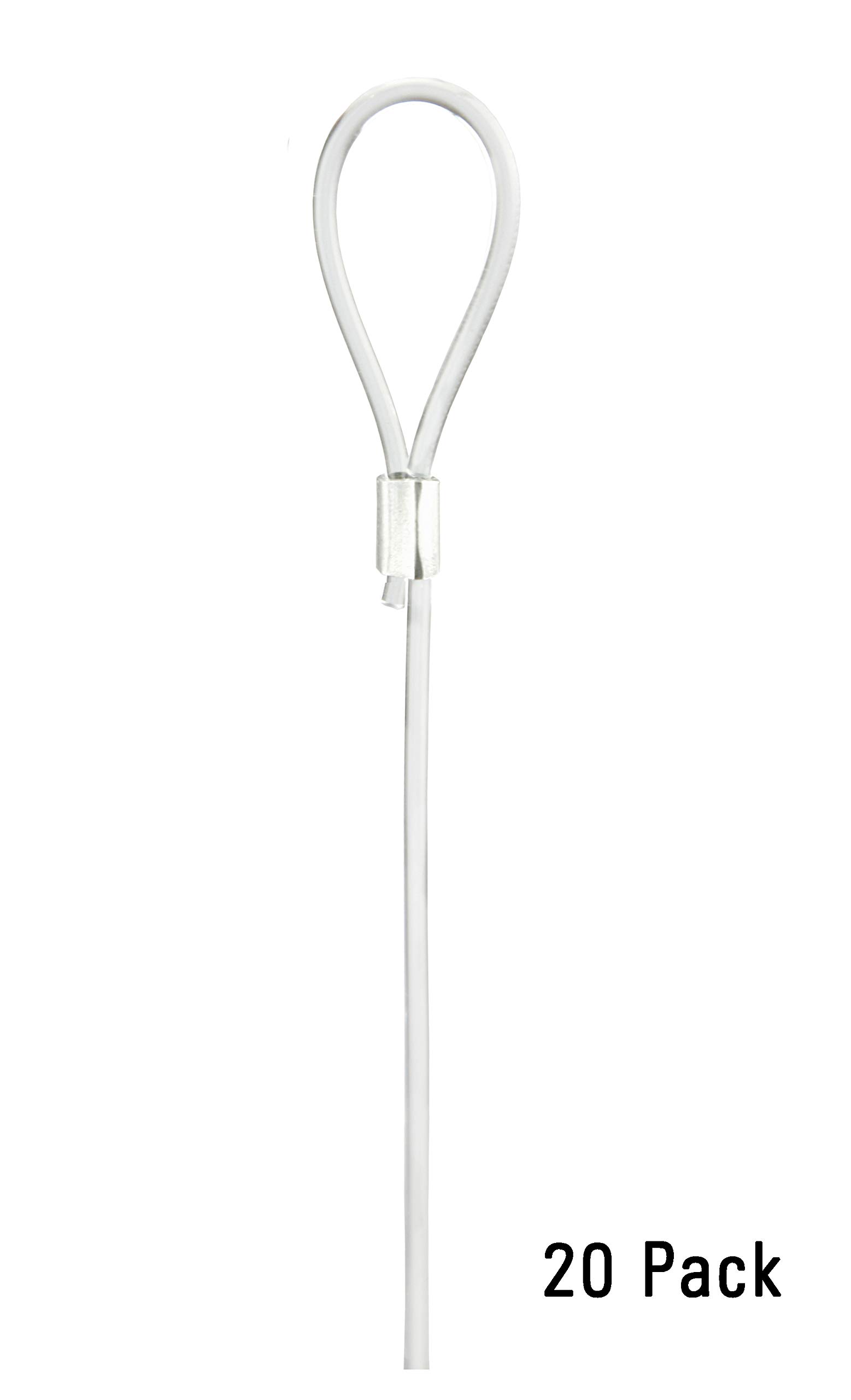 20-Pack Clear Perlon Loop Cord Shades - 118