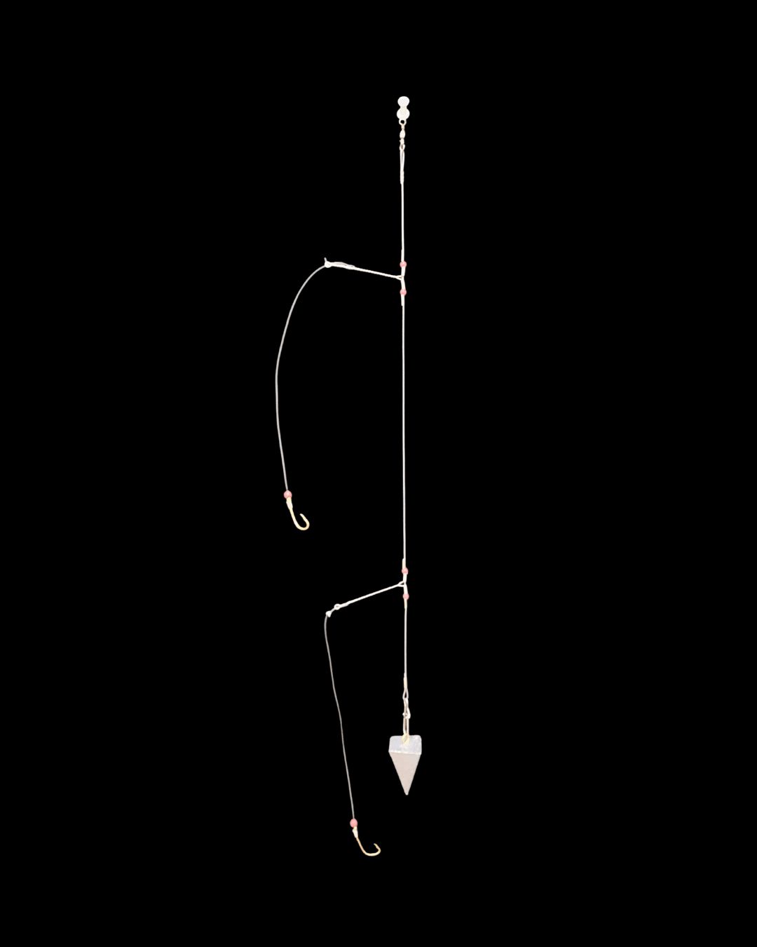 Jigging World Porgy Hi-Lo T-Wire Fishing Rigs - Saltwater Bottom Fishing Lures for Seabass, Flounder & Snapper