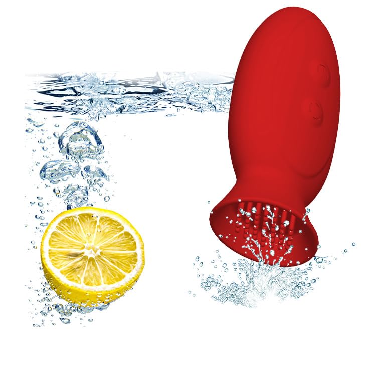 12 Function USB Rechargeable Clitoral Vibrator - Silent Waterproof Adult Sex Toy with Soft Touch Stimulator for Women, Desire Enhancement, Red by MAGICNITZ | Perfect for Solo Play & Couples Intimacy