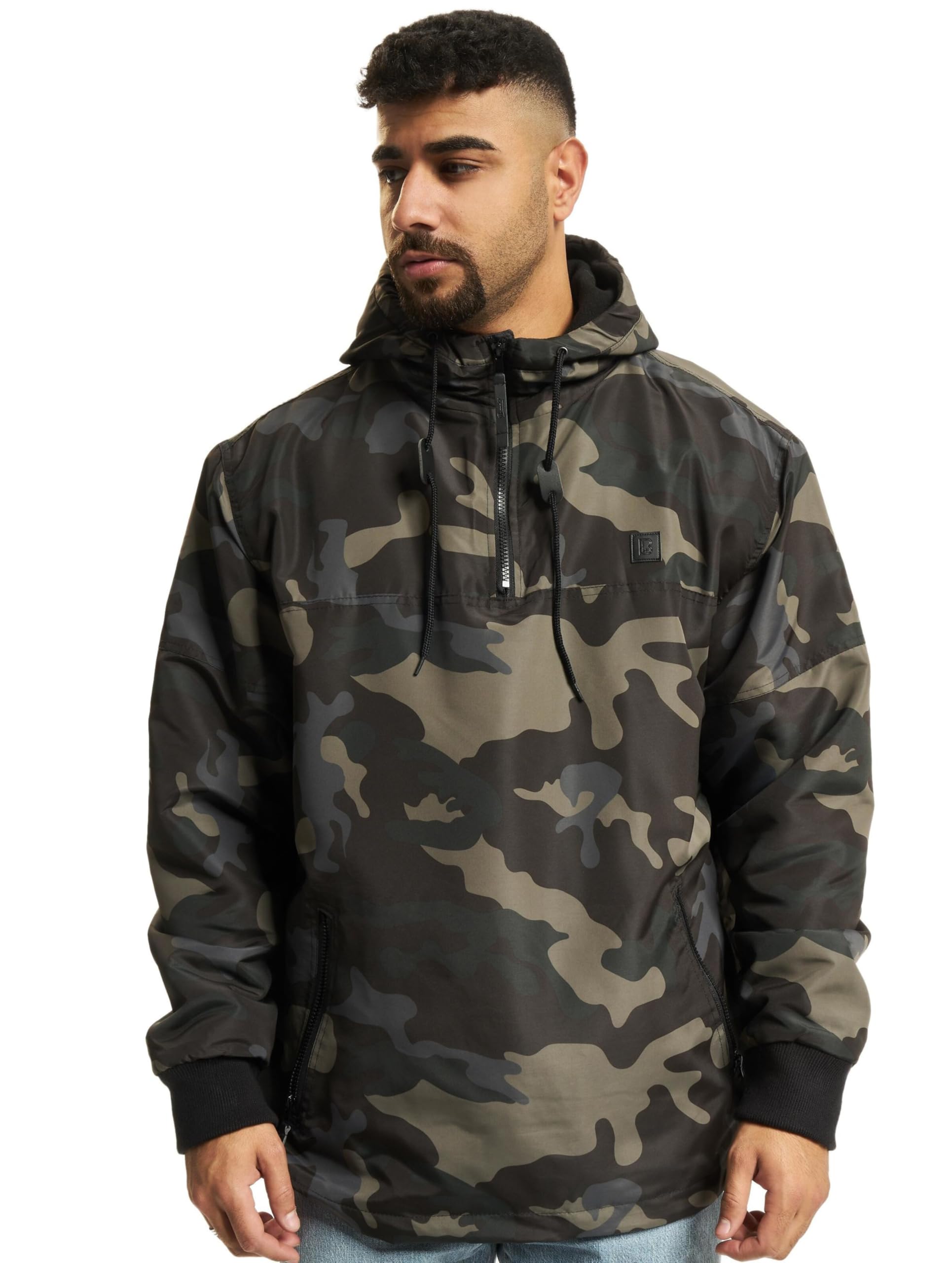 Men's Lightweight Waterproof Windbreaker Jacket - Olive Green Outdoor Hiking & Running Windbreaker for Men