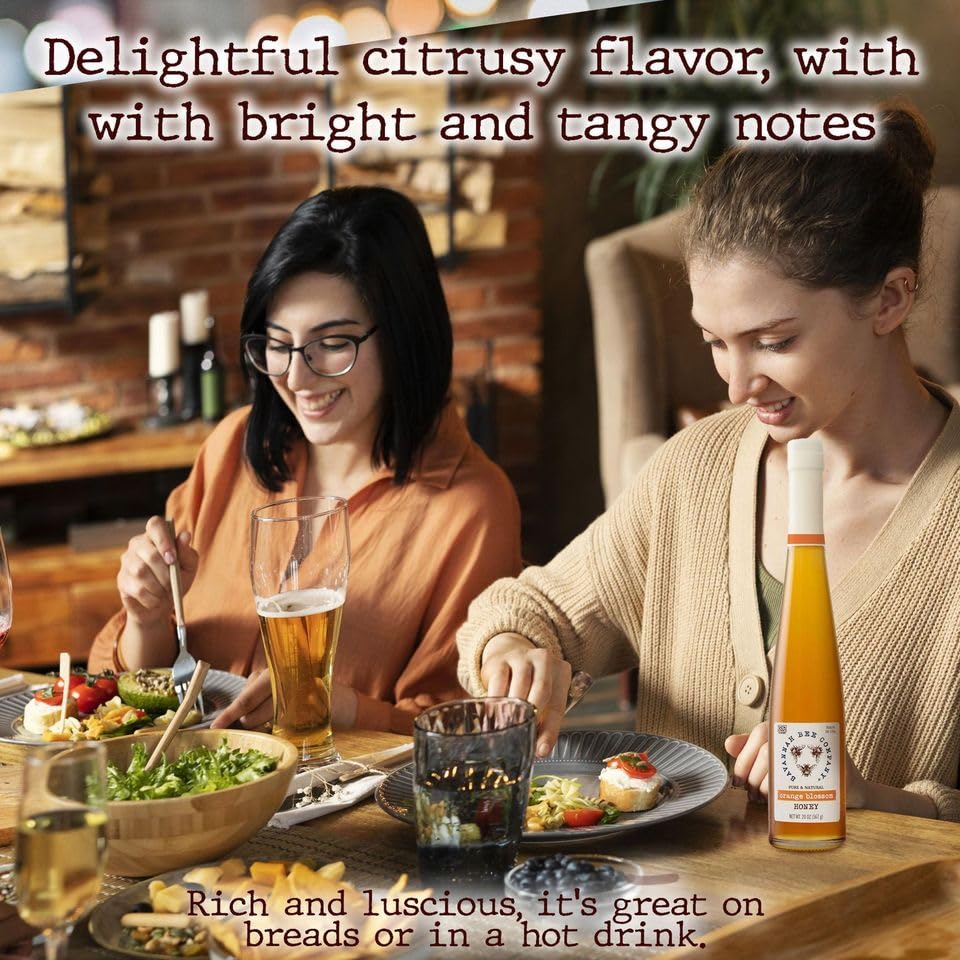Savannah Bee Company Pure Raw Natural Honey - Unfiltered & Unprocessed | Perfect for Tea, Baking, Smoothies & Healthy Recipes
