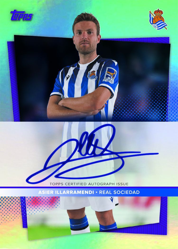 Official Topps Real Sociedad 2021/22 Team Set - Collectible Soccer Trading Cards for Fans and Collectors - Perfect for Gifts, Display, and Matchday Memorabilia