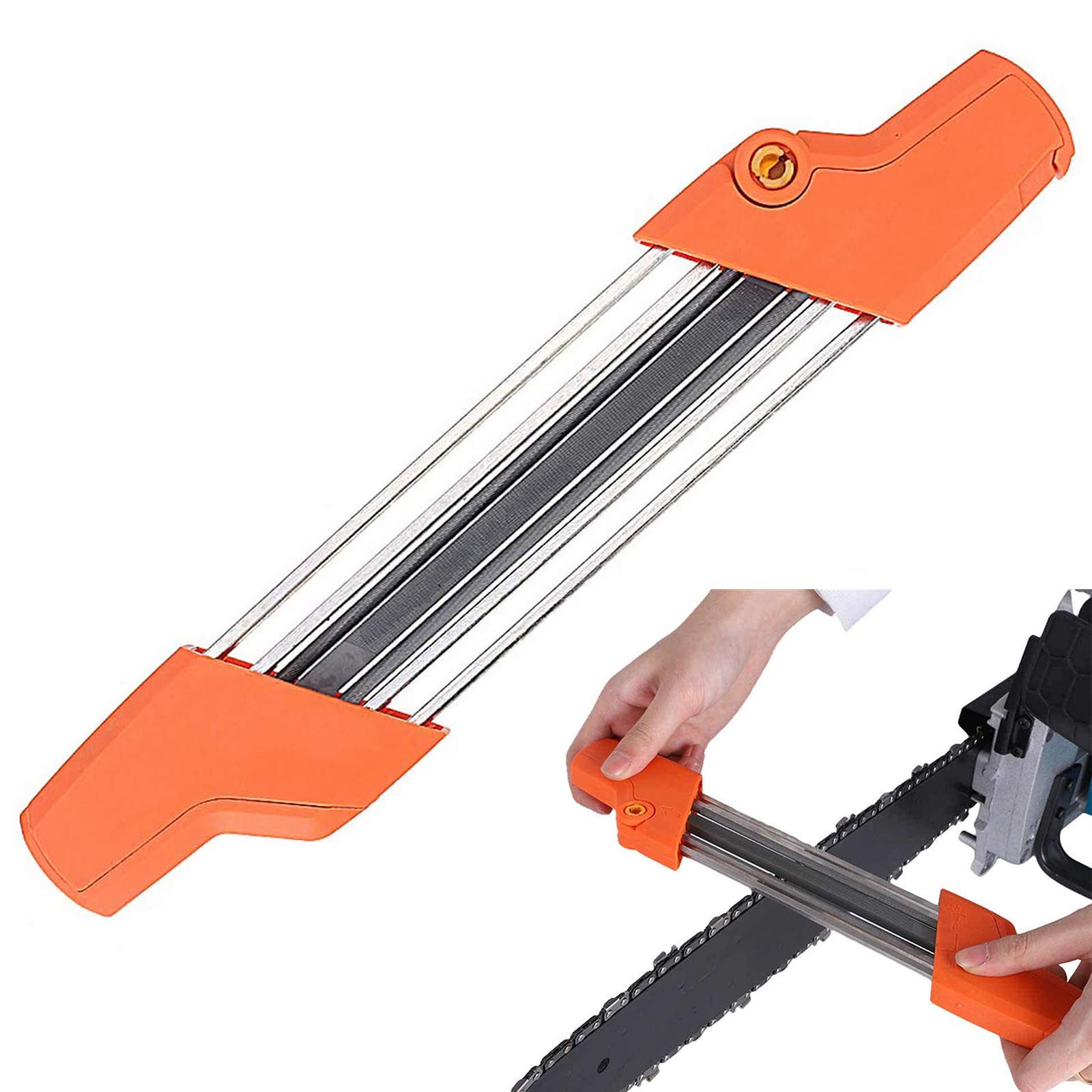 HVUE 2-in-1 Mini Chainsaw Sharpener for 5/32