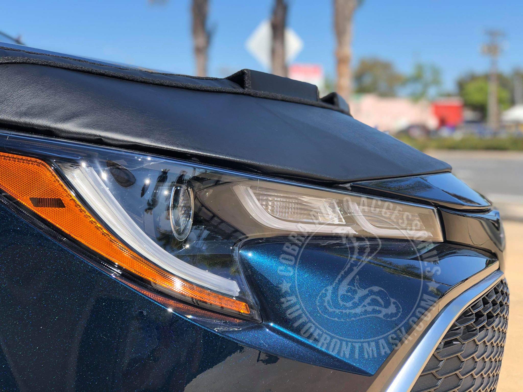 Premium Car Hood Bra Mask Protector for Toyota Corolla Hatchback & Sedan (2019-2025) - Durable Front End Cover for Road Trip Protection & Paint Preservation