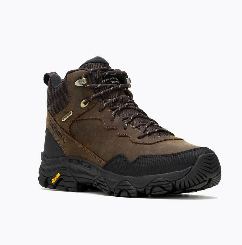 Merrell Coldpack 3 Thermo Mid WP Wide Men's Winter Hiking Boots - Waterproof Insulated Snow Boots for Outdoor Adventures & Cold Weather Trekking