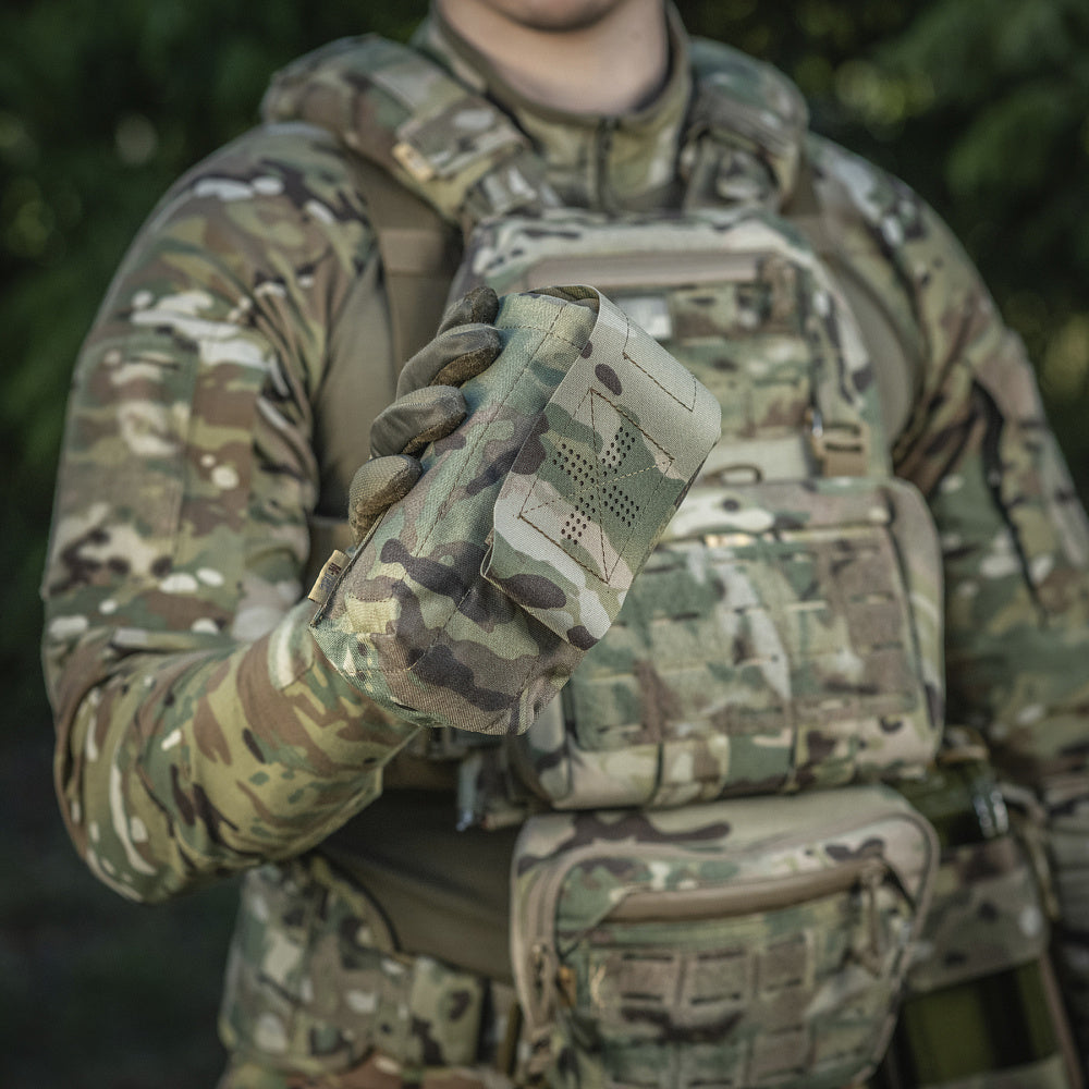 M Tac Medical Pouch Vertical Small Elite - Compact First Aid Pouch for EMT, Tactical Gear & Outdoor Adventures | Perfect for Hiking, Camping & Emergency Preparedness