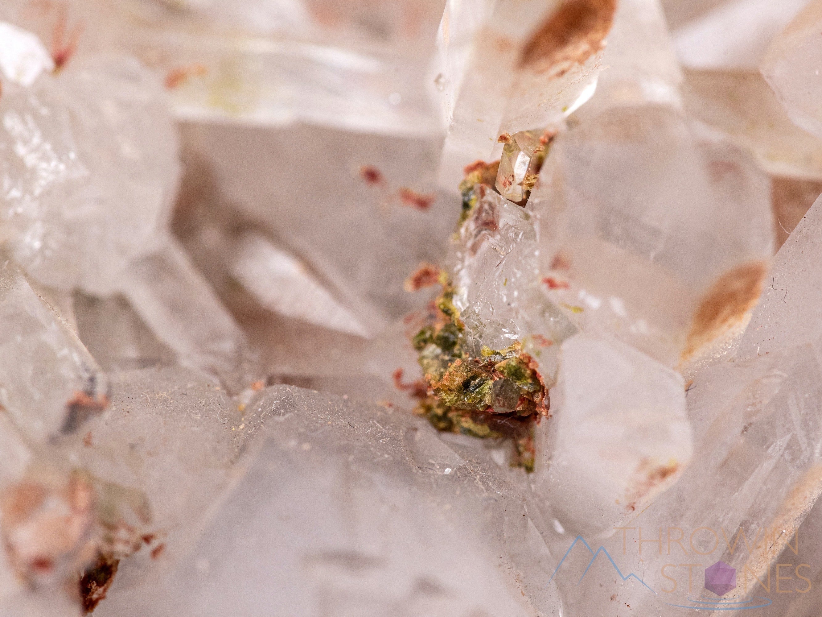 Messina Quartz with Hematite, Epidote, Piemontite - Natural Raw Crystal Cluster for Home Decor, Housewarming Gift & Healing Stones | Perfect for Meditation, Feng Shui & Spiritual Healing