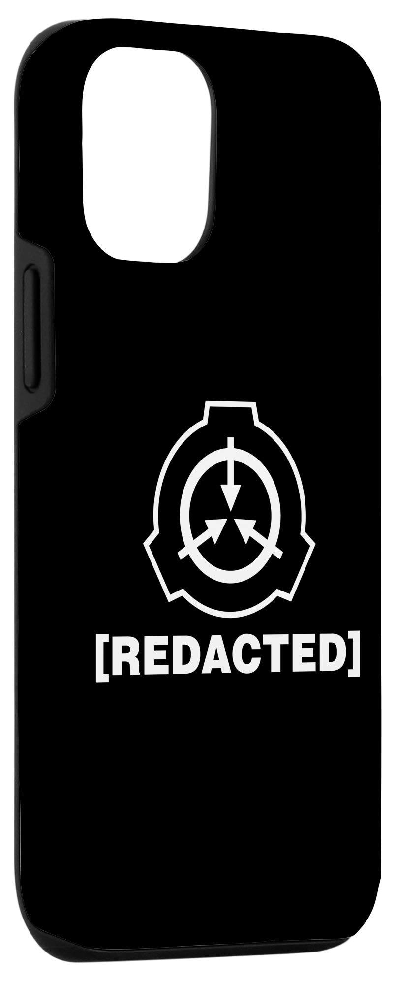 Premium Shockproof iPhone 12/12 Pro Case - SCP Foundation Themed Protective Cover [REDACTED] - Perfect for Gaming, Cosplay & Sci-Fi Enthusiasts