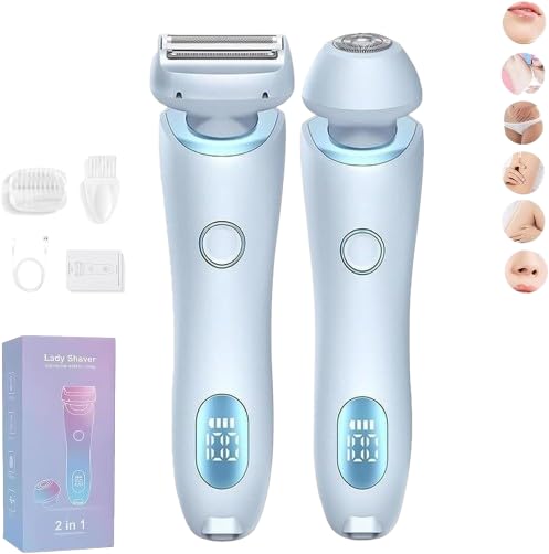 Gleam Pro 3.0 Women's Electric Razor - Smooth Shave for Legs, Underarms & Bikini Line - Serene Rechargeable Cordless Shaver with Pink Design - Perfect for Travel, Gym & Everyday Use