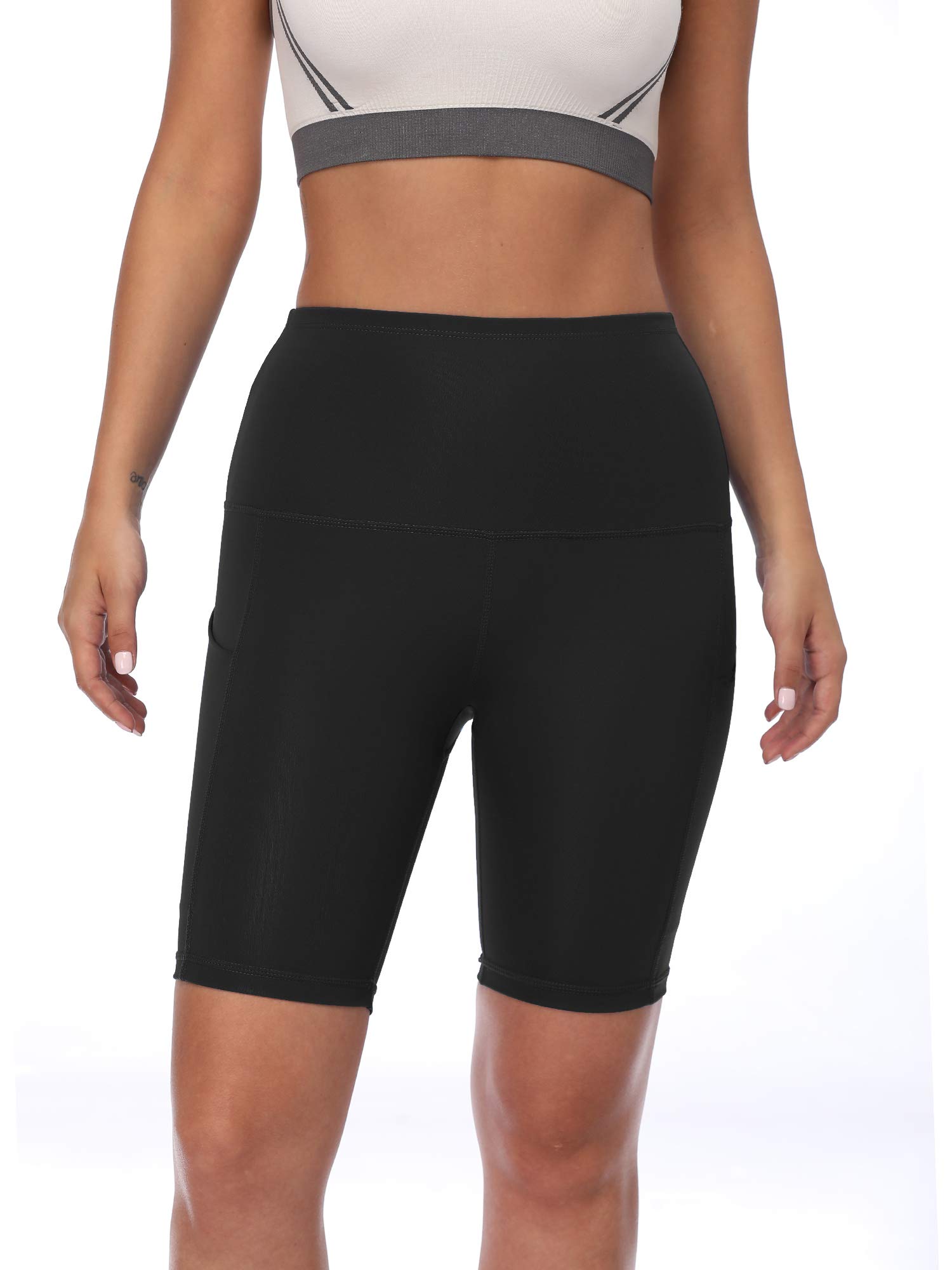 NELEUS Women's High Waist Tummy Control Workout Shorts - Athletic Biker Shorts for Running, Gym, Yoga & Lounge | Moisture-Wicking & Comfortable for Active Women