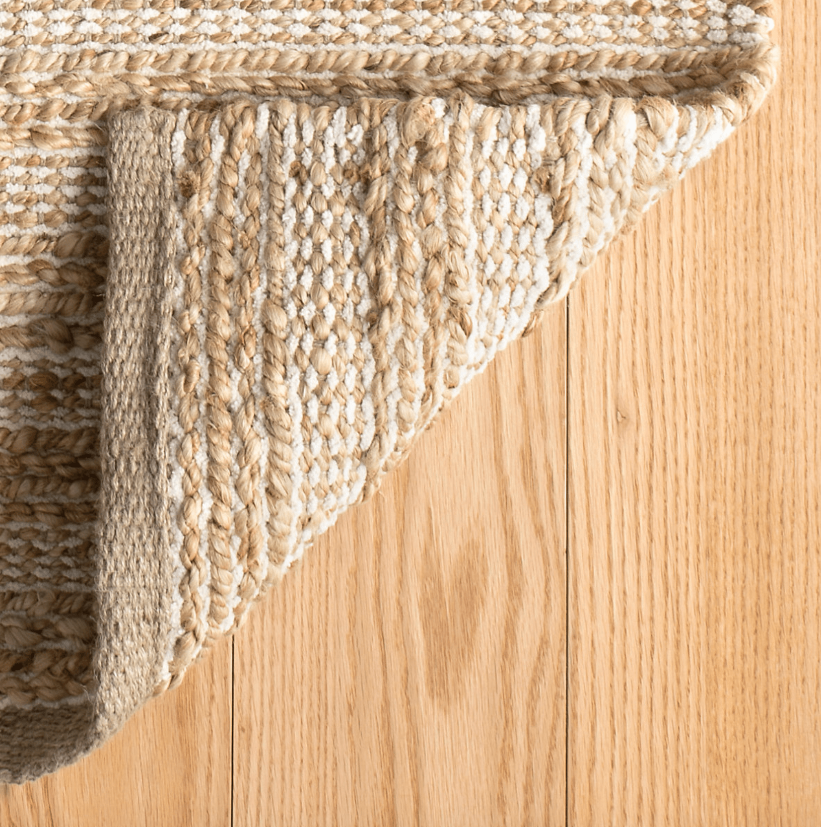 Simba Ivory Handwoven Jute Rug - Natural Fiber Area Rug for Living Room, Bedroom & Boho Decor | Eco-Friendly Home Accent