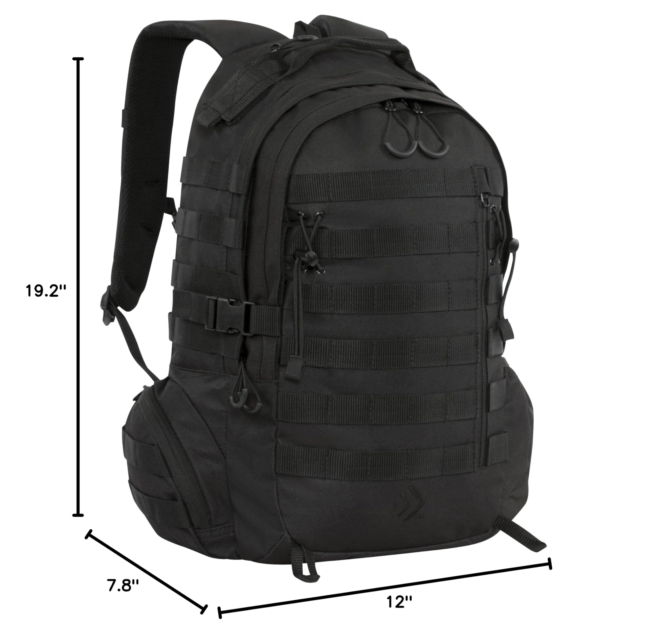 Outdoor Products Quest Day Pack - Lightweight Hiking Backpack for Men & Women, Durable Grape Leaf Design - Perfect for Camping, Travel & Daily Commute