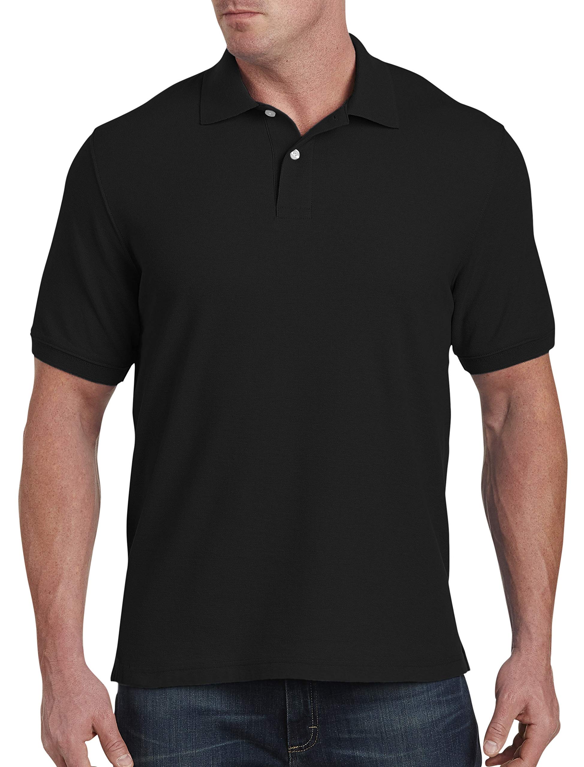DXL Big and Tall Piqué Polo Shirt for Men - Comfortable Cotton Casual Shirt with Classic Fit - Perfect for Office, Golf & Everyday Wear