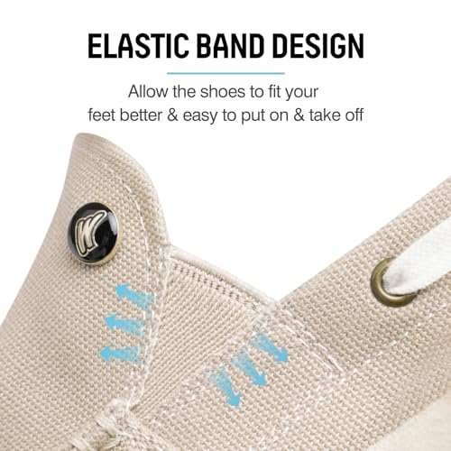Women's Slip-On Loafers - Comfortable Boat Shoes with Arch Support for Plantar Fasciitis - Breathable Canvas Sneakers for Walking, Work & Casual Wear