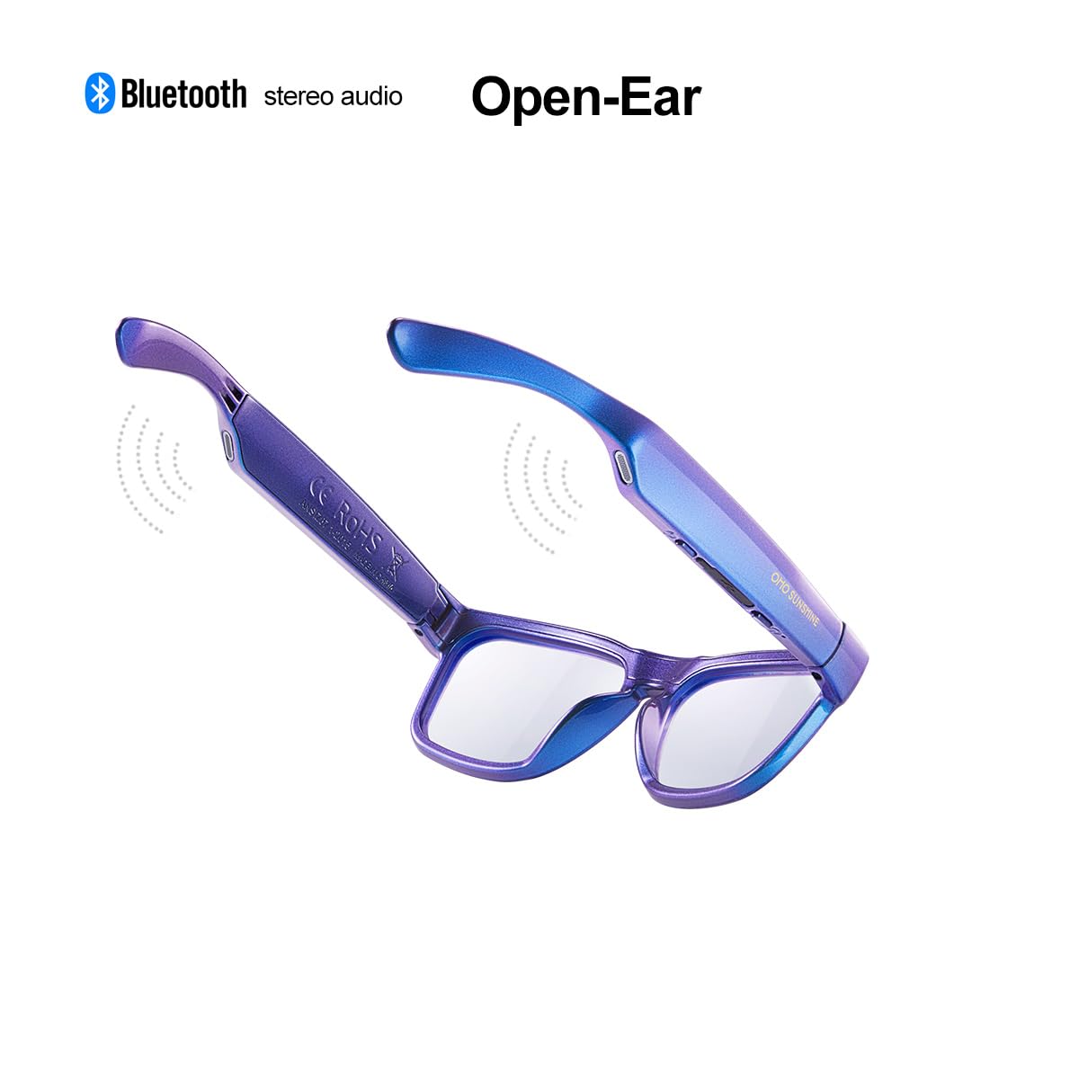OhO Smart Glasses - Polarized Bluetooth Sunglasses with Built-in Speaker, UV400 Protection & Voice Control for Men & Women | Perfect for Running, Cycling, Hiking & Outdoor Activities