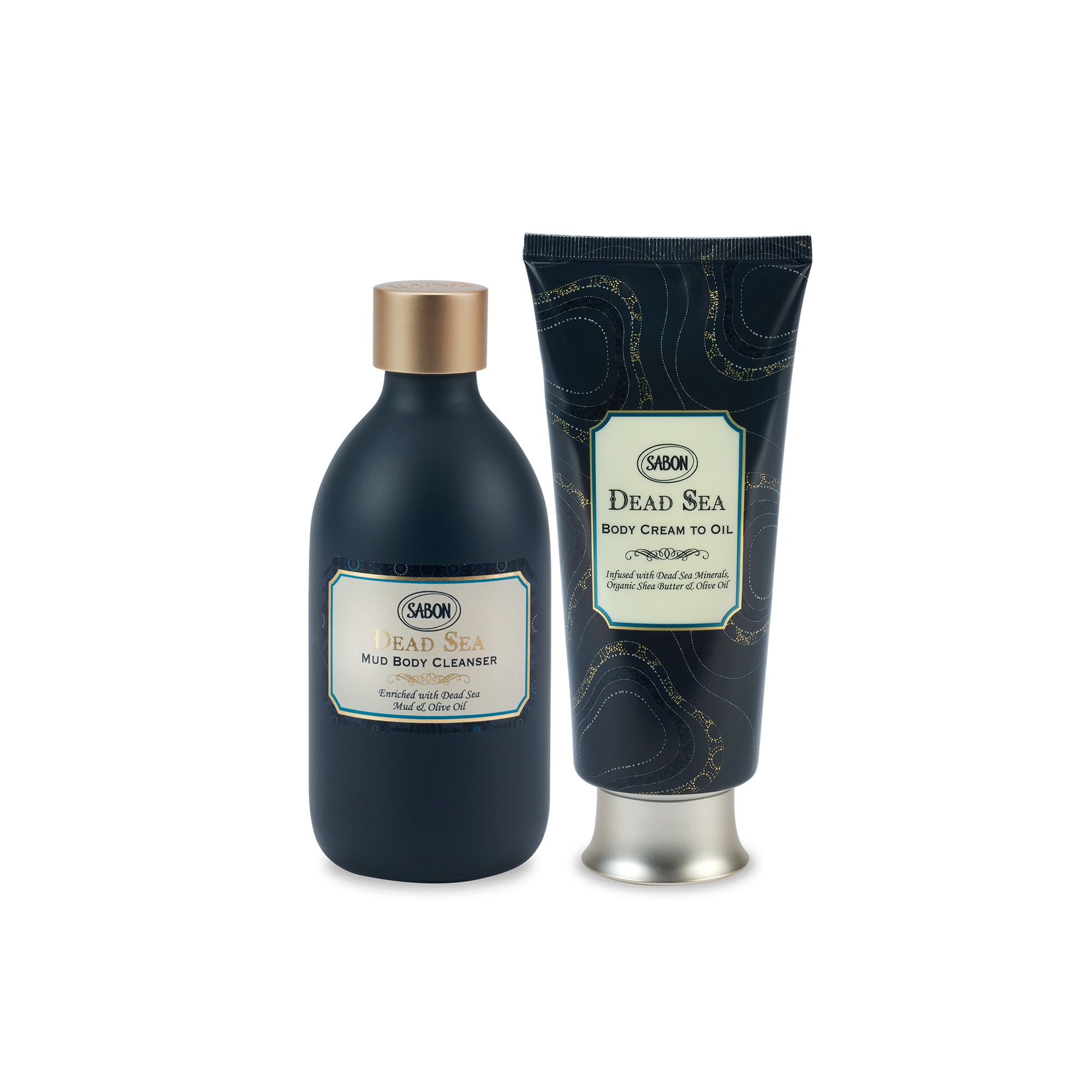 Dead Sea Nourishing Gift Set - Mineral Rich Body Lotion & Salt Scrub for Dry Skin - Perfect for Spa Day & Relaxation at Home