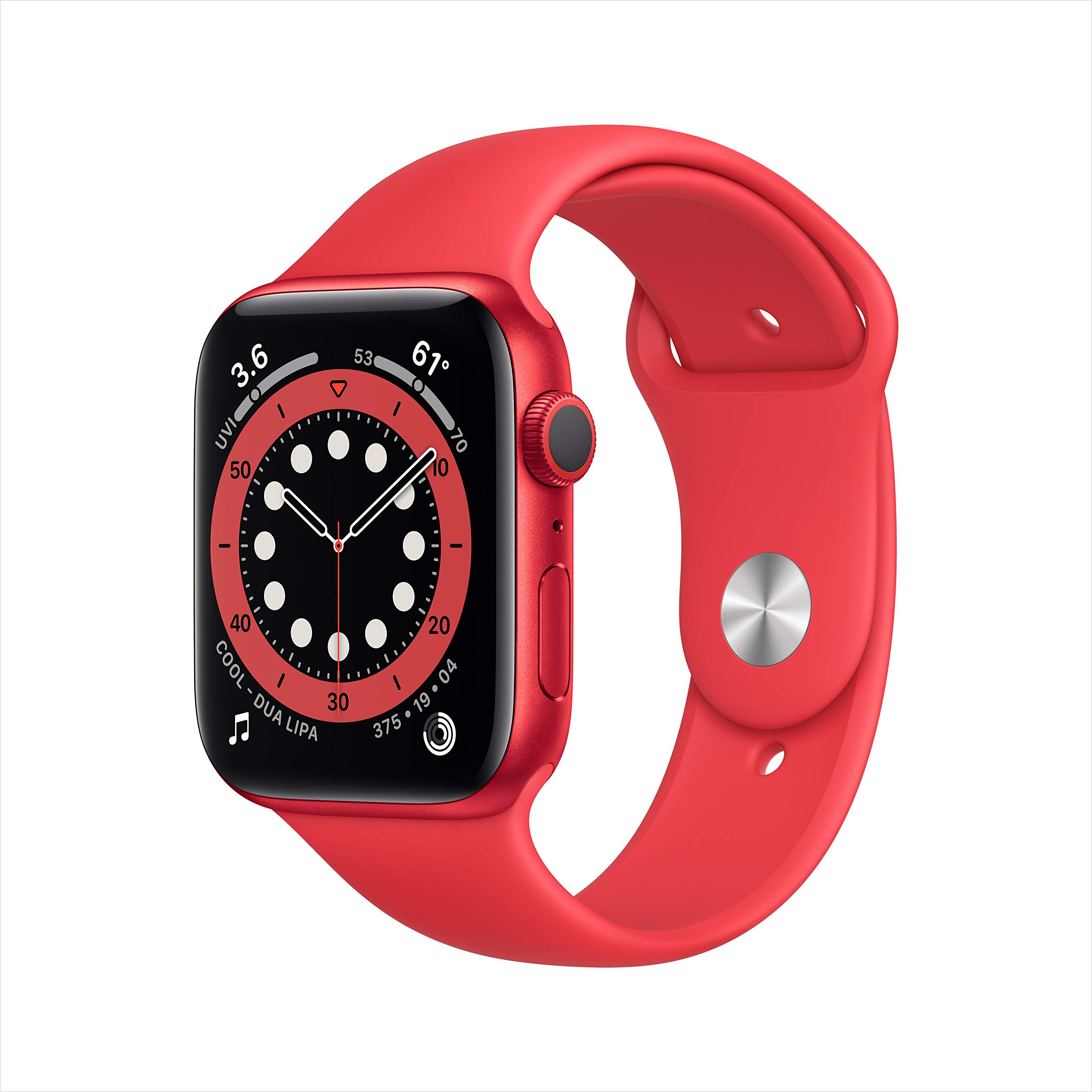 Apple Watch Series 6 (GPS, 40mm) - Red Aluminum Case with Red Sport Band | Renewed Premium Smartwatch for Fitness Tracking & Notifications | Perfect for Running, Swimming & Daily Wear