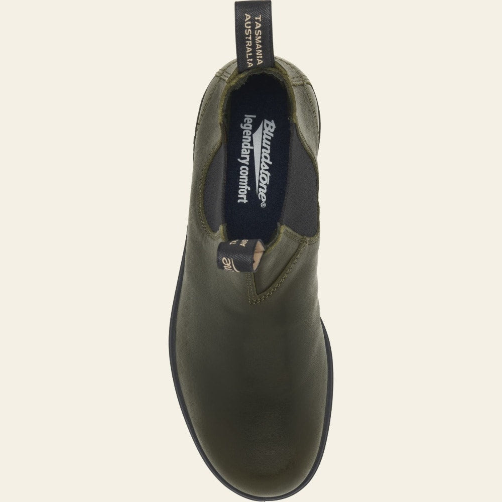 Blundstone Women's Classic 2052 Leather Chelsea Boots - Green | Waterproof & Comfortable for Outdoor, Hiking & Casual Wear