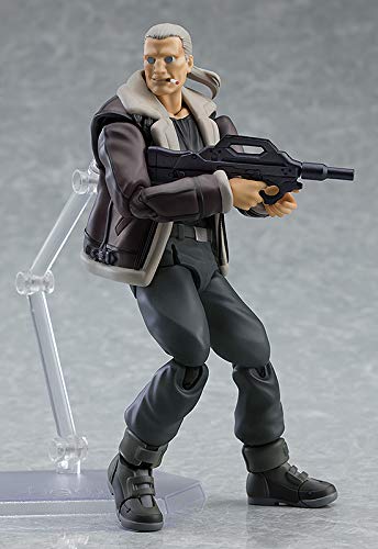 Max Factory Ghost in The Shell Stand Alone Complex: Batou S.A.C. Version Figma Action Figure - Collectible Anime Toy for Fans & Display - Perfect for Home Decor, Office Display, and Anime Collections