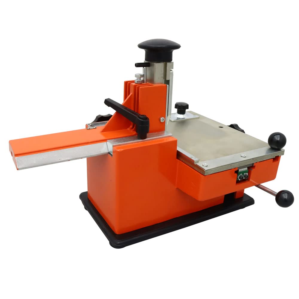 INTBUYING 4mm Metal Stamping Printer - Semi-Automatic Marking Machine for Labels & Sheets | Perfect for Jewelry, Leather Craft & Industrial Tagging