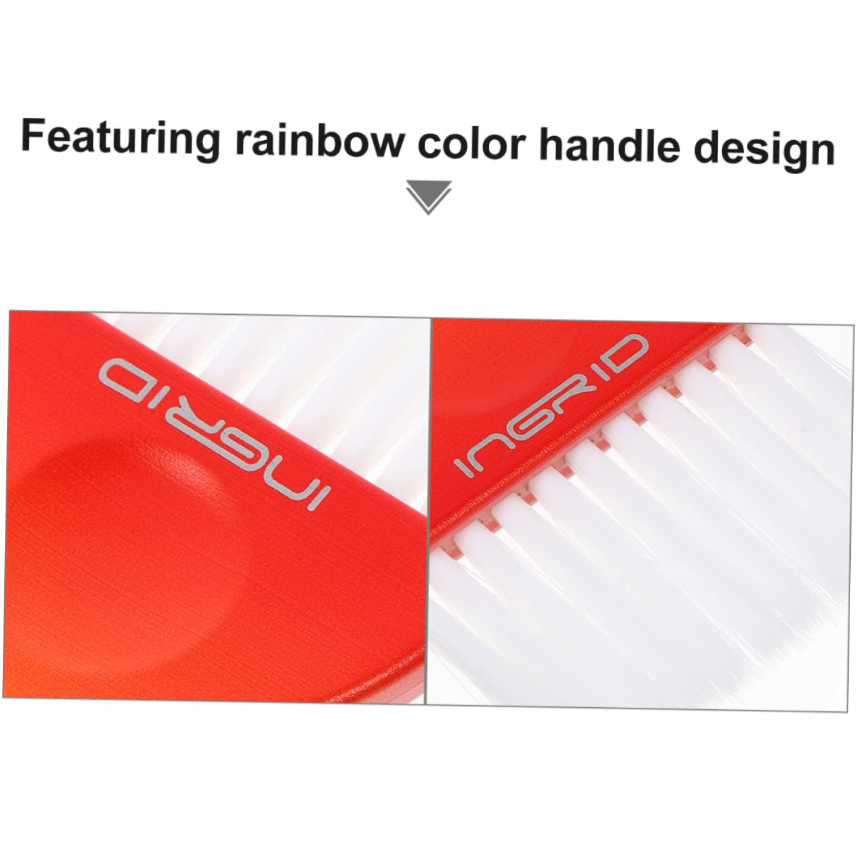12 Pcs Professional Hair Coloring Brush Set - Rainbow Hair Dye Brushes for Salon & Home Use, Beard & Hair Blending Tools (Great for DIY Hair Coloring, Ombre Effects & Styling)