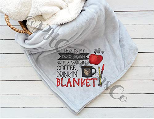 Premium Soft & Cozy Teacher Fleece Blanket - Warm Plush Throw Blanket for Educators, Students & Home Office - Best Gift for Teacher Appreciation Day, Back to School & Winter Season - Perfect for Classrooms, Dorm Rooms & Home Decor - Great for Grading Papers, Reading, Relaxing & Movie Nights - Ideal for Study Sessions, Cold Evenings & Office Comfort - Perfect Gift for Teachers, Professors & Educators - Use in Classroom Teaching, Distance Learning, Lounging & Gift Giving Occasions