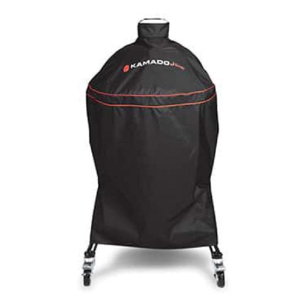 Kamado Joe Classic Joe 18 Inch Charcoal Grill Cover with 24 Fire Starters - Heavy Duty Waterproof BBQ Grill Cover for Outdoor Cooking, Backyard Grilling & Patio Protection