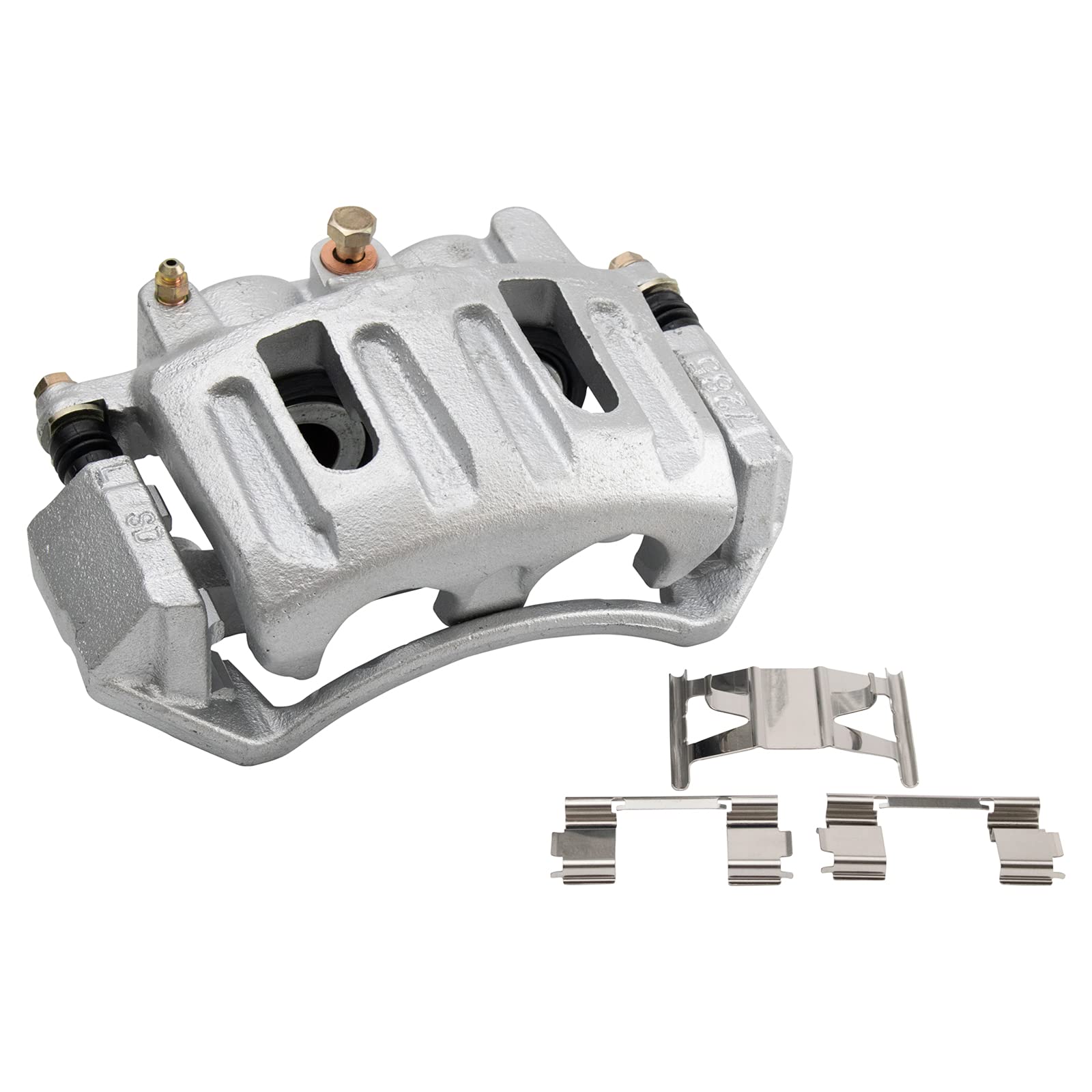 TRQ Front Performance Brake Pad & Rotor Kit - Ceramic Vented Premium G-Coated for 1997-1999 Ford F-150 - Smooth Stopping Power for Highway & Off-Road Driving