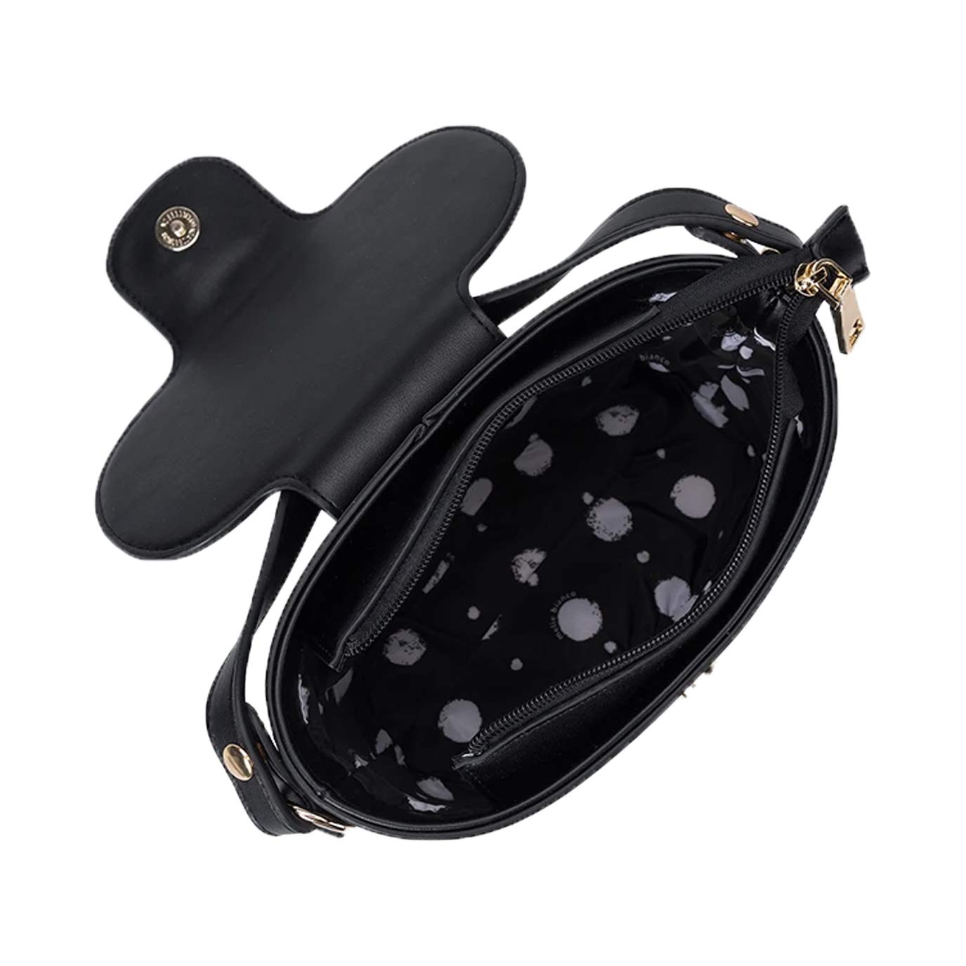 Melie Bianco Adelynn Vegan Leather Crossbody Bag for Women - Stylish Black Box Purse | Perfect for Work, Travel & Everyday Use