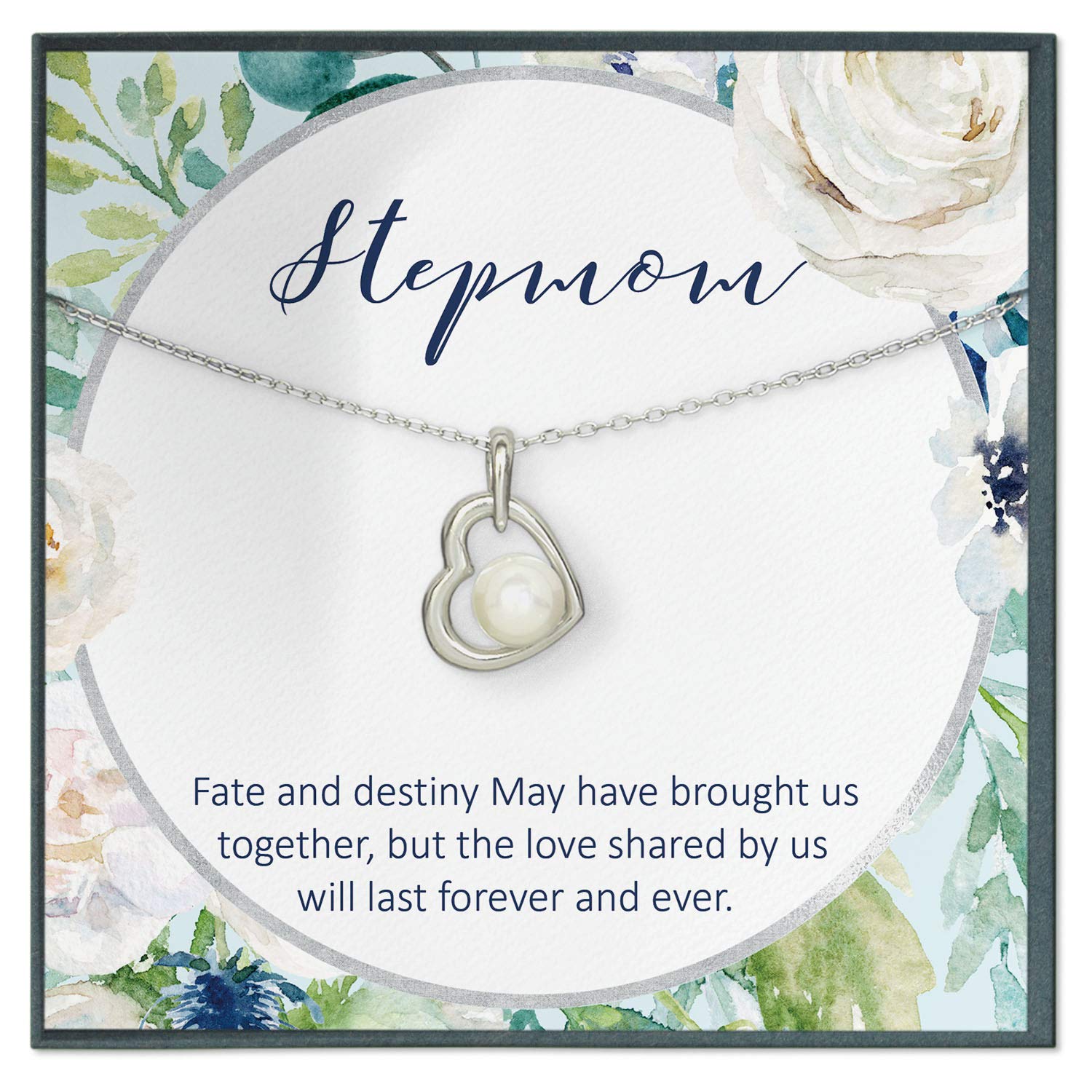 Unique Stepmother Necklace - Thoughtful Jewelry Gift for Bonus Mom, Second Mom, or Stepmom - Perfect for Birthdays, Mother's Day, or Special Occasions
