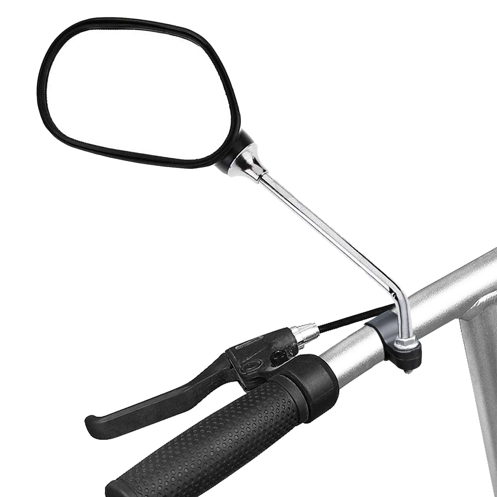 Jeemitery Adjustable Rotatable Bicycle Rearview Mirror - 360° Safe Rotation, Handlebars Glass Mirror for Mountain Bike & Motorcycle - Perfect for Commuting, Cycling Safety & Outdoor Adventures