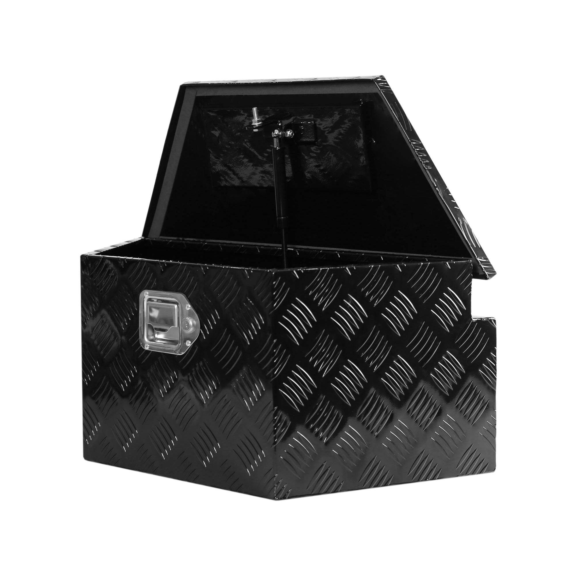 26 Inch Aluminum Tool Box with Lock - Waterproof Pickup Truck Bed Storage Organizer for RV Trailer & Tongue Box (26.2