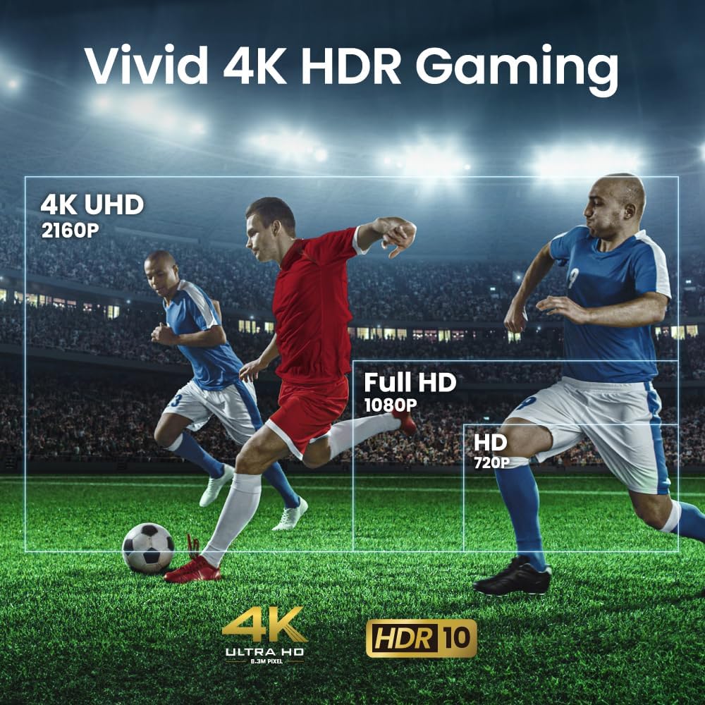 BenQ TK700ST 4K HDR Short Throw Projector - 3000 Lumens, 4ms Response Time, 240Hz Refresh Rate for Movies & Gaming | HDR10/HLG, ARC/eARC, 2D Keystone, 1.2x Zoom | Perfect for Home Theater, Gaming Tournaments & Golf Simulation