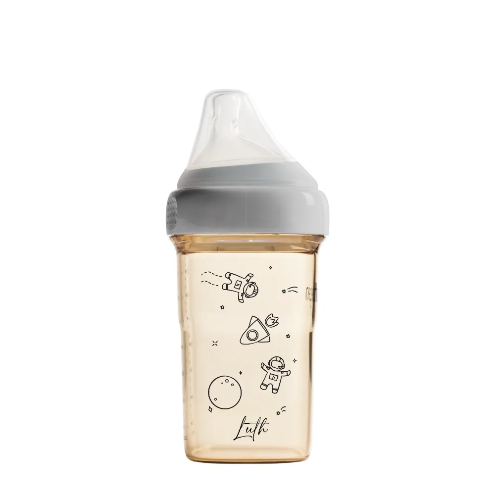 Hegen Baby Bottle Set - Customizable & Leak-Proof Infant Feeding Bottles with Anti-Colic Vent - Perfect for Newborns, Breastfeeding, and On-the-Go Parents