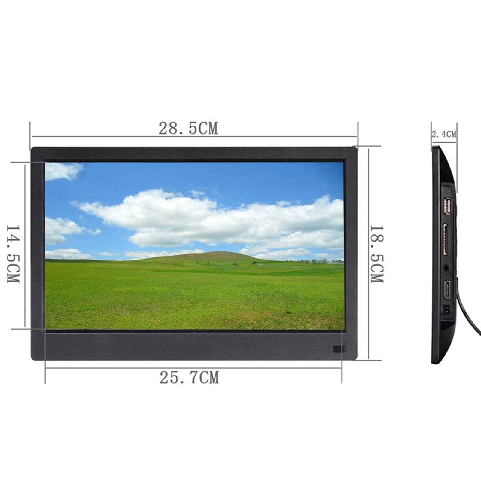 WYRMB 11.6-inch Digital Photo Frame - 1080P HD IPS Screen Electronic Picture Frame, Digital Advertising Display, Electronic Photo Album - Perfect for Home Decor, Office Display & Gift Giving