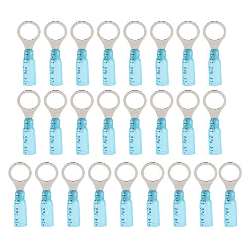 25pcs Heat Shrink Wire Connectors - Waterproof Self-Solder Tubing for Marine, Automotive & Boat Electrical Repairs (5/16in) - Ideal for Waterproof Wiring, Electrical Insulation & DIY Projects