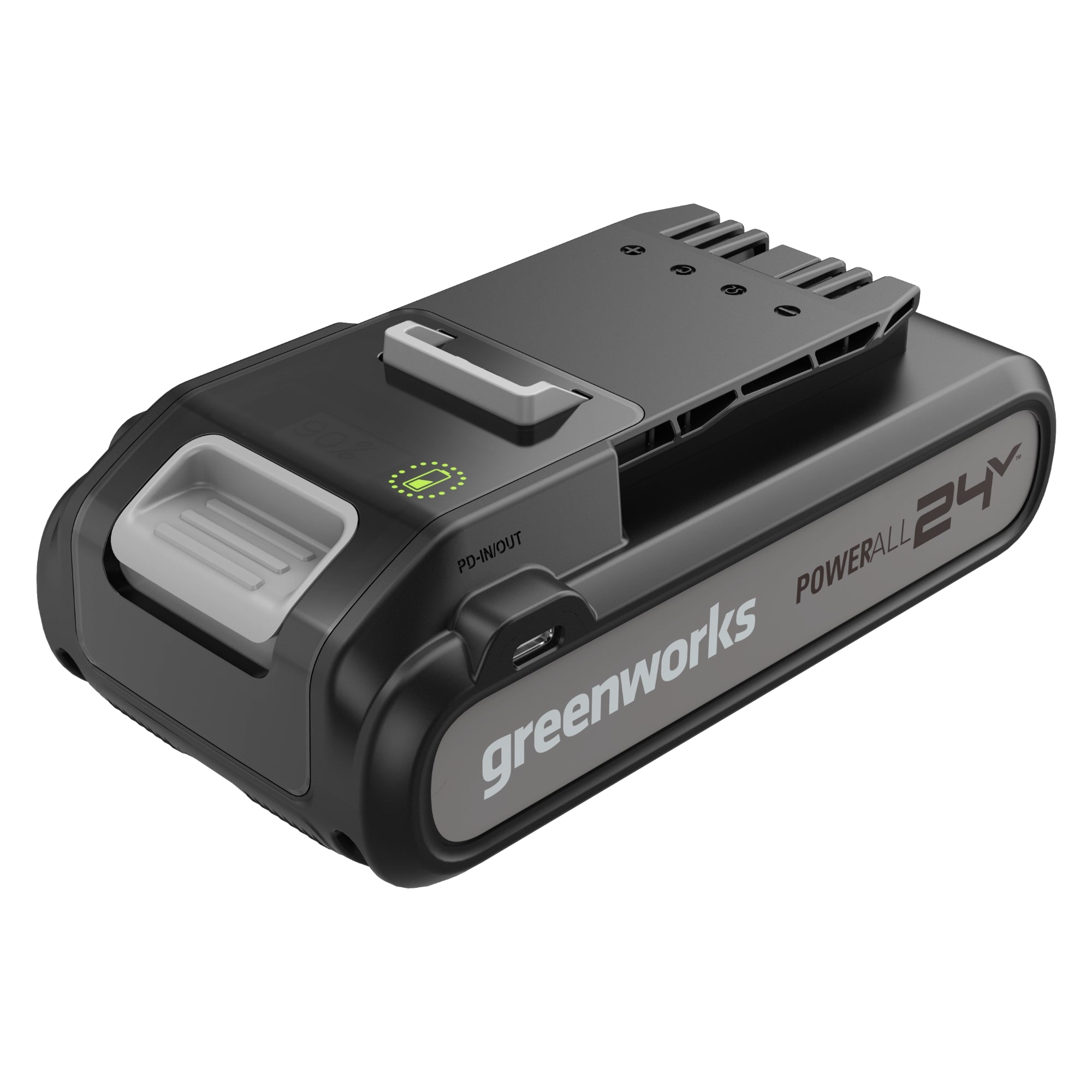 24V 4.0Ah Rechargeable Lithium Battery with USB-C Port - Power Tools, Drones, Portable Devices | Fast Charging & Long Lasting Power Supply