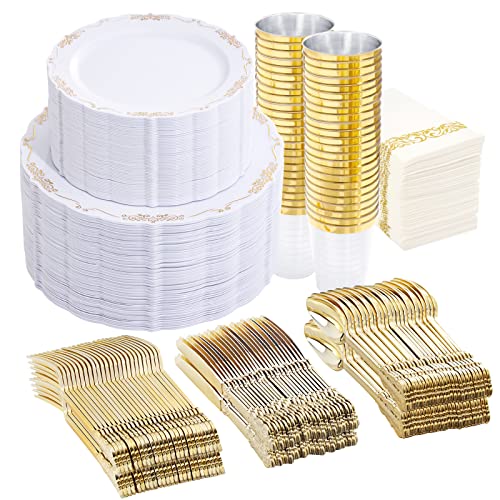 Gold with White