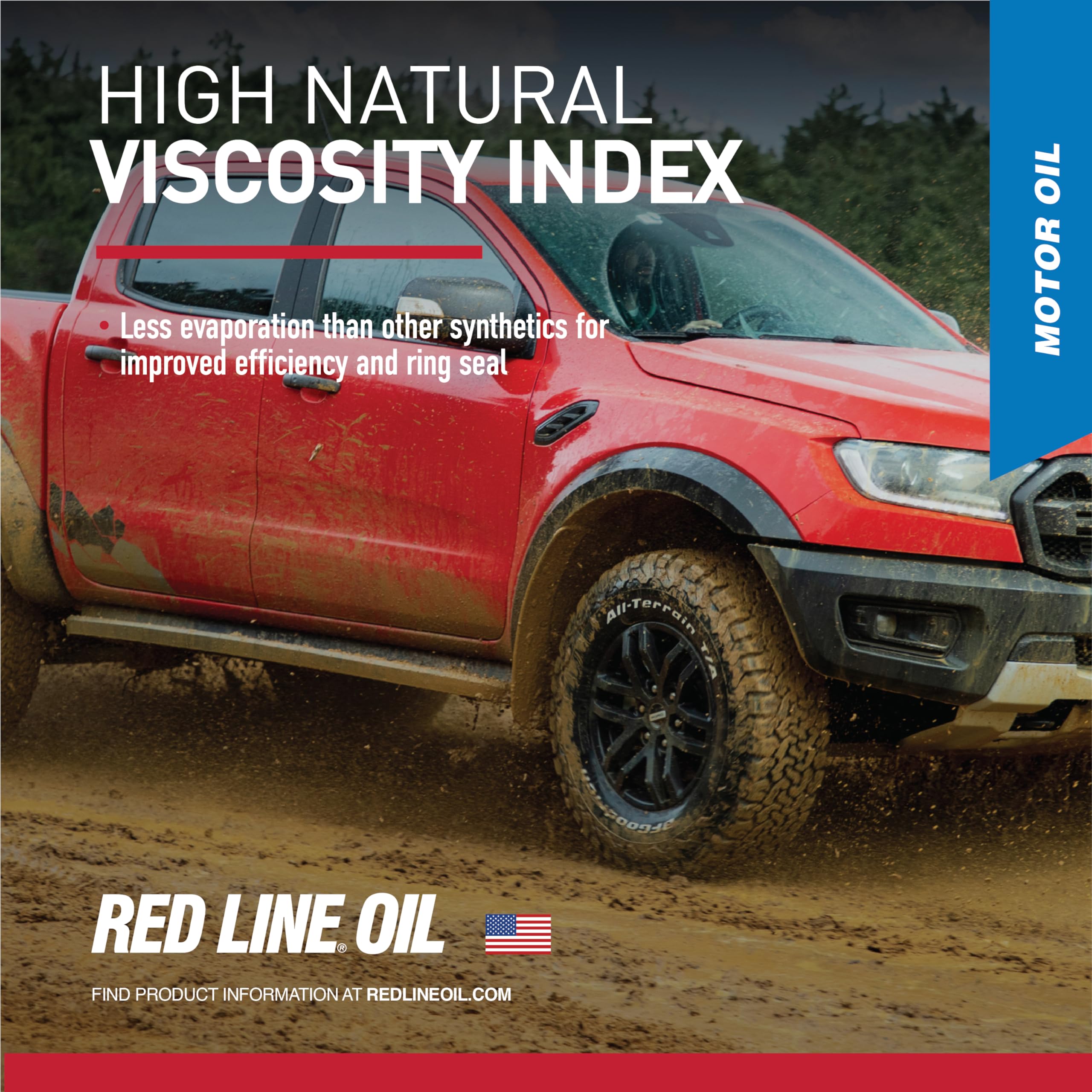 Red Line 21405 15W40 Full Synthetic Diesel Engine Oil - 1 Gallon (4 Pack) | High Performance Motor Oil for Trucks, SUVs & Heavy Duty Vehicles | Extreme Temperature Protection & Engine Cleanliness
