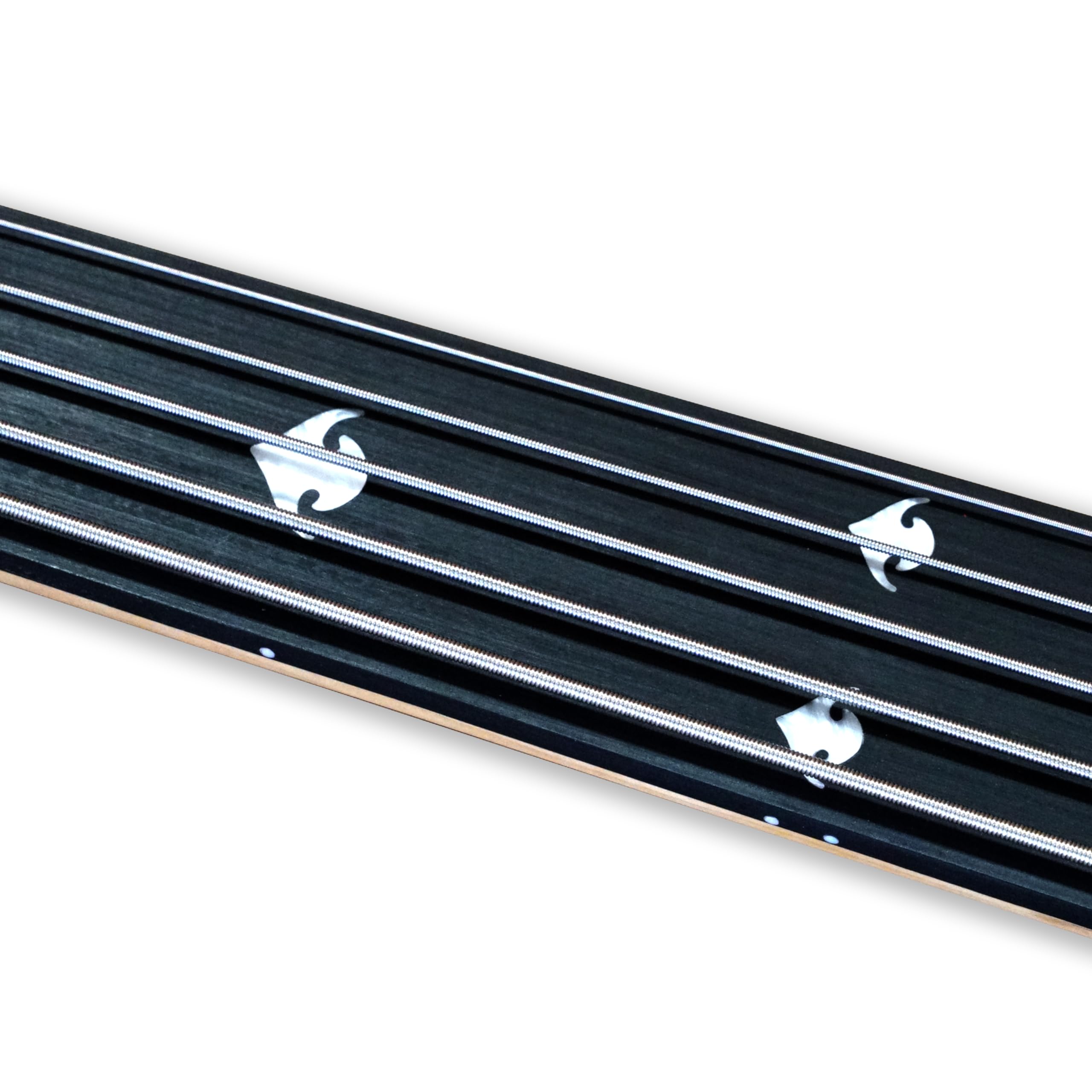TARIO Fretless 5-String Electric Bass Guitar - Premium Millettia Laurentii Top, Okoume Body & Composite Ebony Fingerboard | Professional Jazz, Blues & Studio Recording Instrument