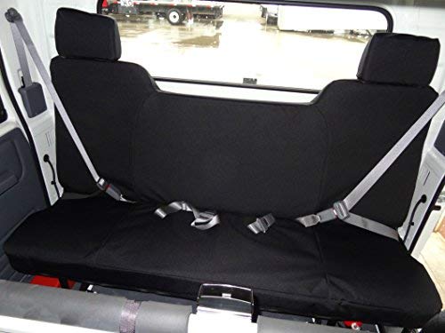 Durafit Seat Covers for 2006-2021 Isuzu NPR - Full Set Car Seat Covers with 40/60 Split Front Bench & Solid Rear Bench - IS2-C1 Black Endura - Perfect for Work Trucks, Delivery Vehicles, and Commercial Use