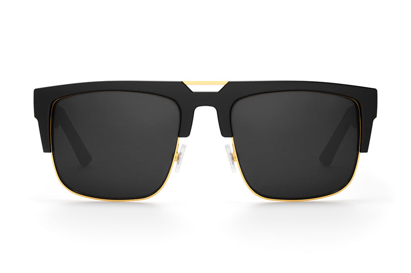 Interceptor Black & Gold Polarized Sunglasses - UV Protection, Anti-Glare for Driving, Fishing & Outdoor Activities