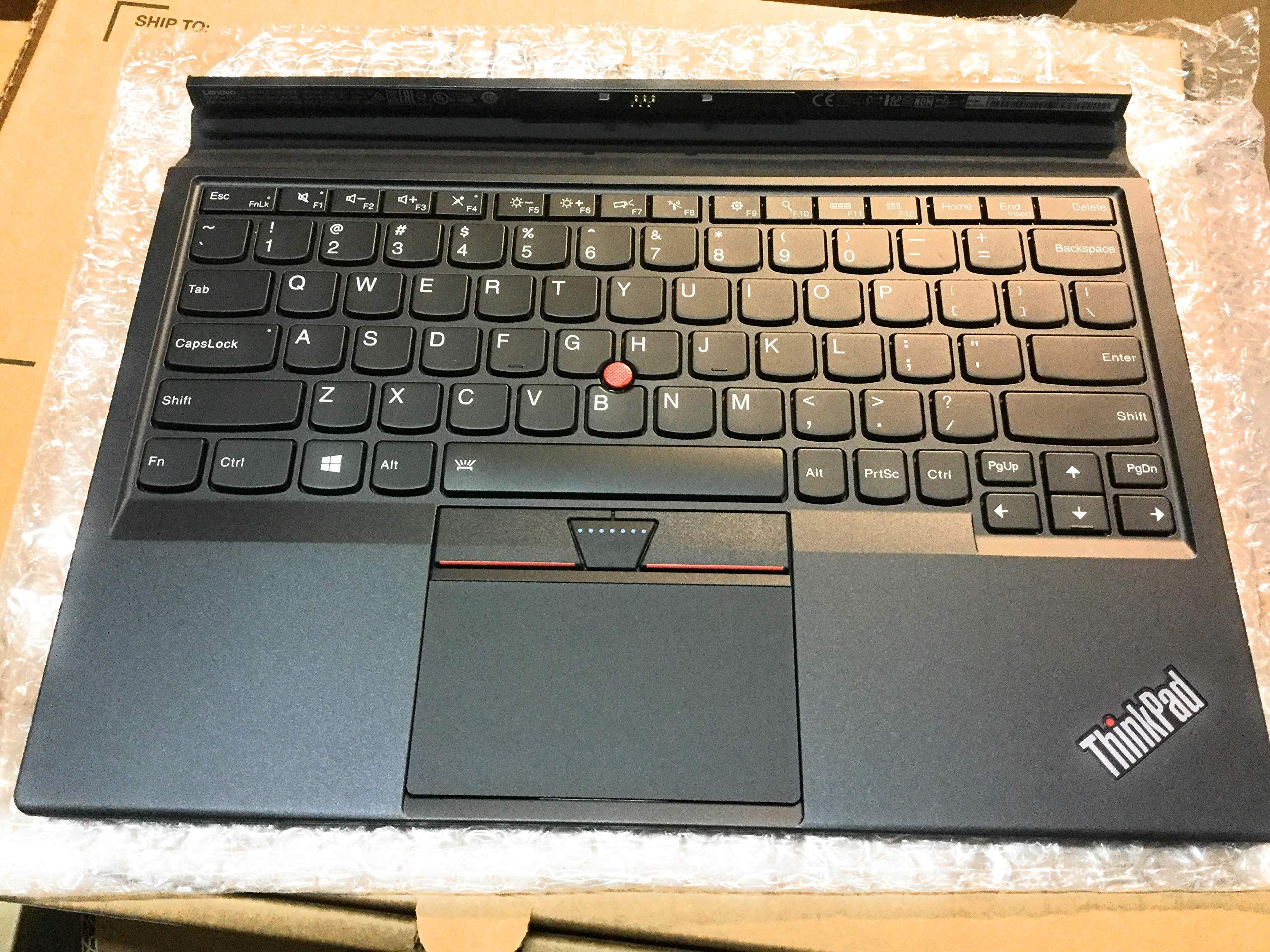 Original Lenovo ThinkPad X1 Tablet Keyboard Dock 01HX700 - Backlit US Layout for X1 Tablet 3rd Gen | Perfect for Business Travel & Mobile Productivity