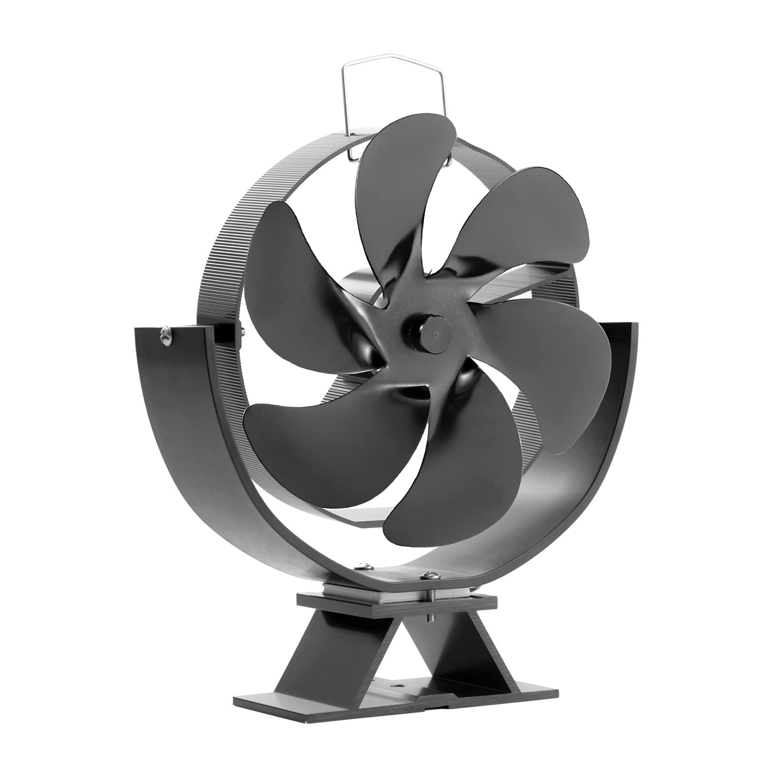 Efficient Heat-Powered Wood Stove Fan - Quiet & Durable Accessory for Wood Burning Stoves | Perfect for Home Heating, Cabin Warmth & Energy Savings