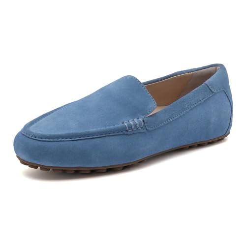 Faded Denim Suede