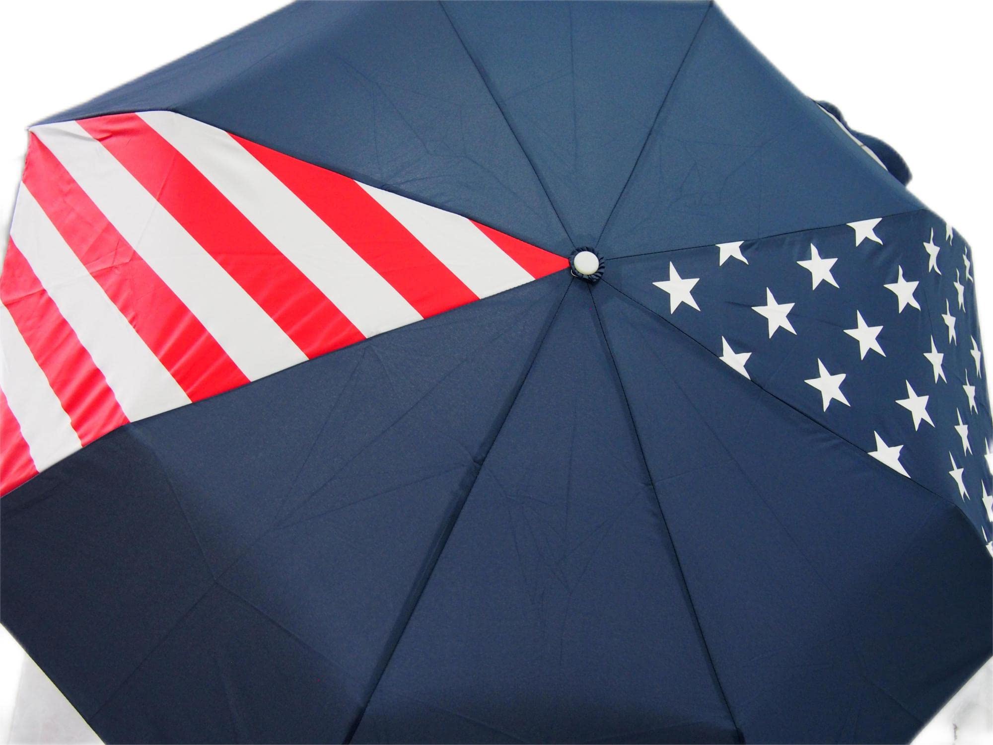 American Flag Airplane Head Windproof Travel Umbrella - Portable Foldable Rain Umbrella for Women, Girls & Office Use - Perfect for Commuting, Outdoor Events & Gifts