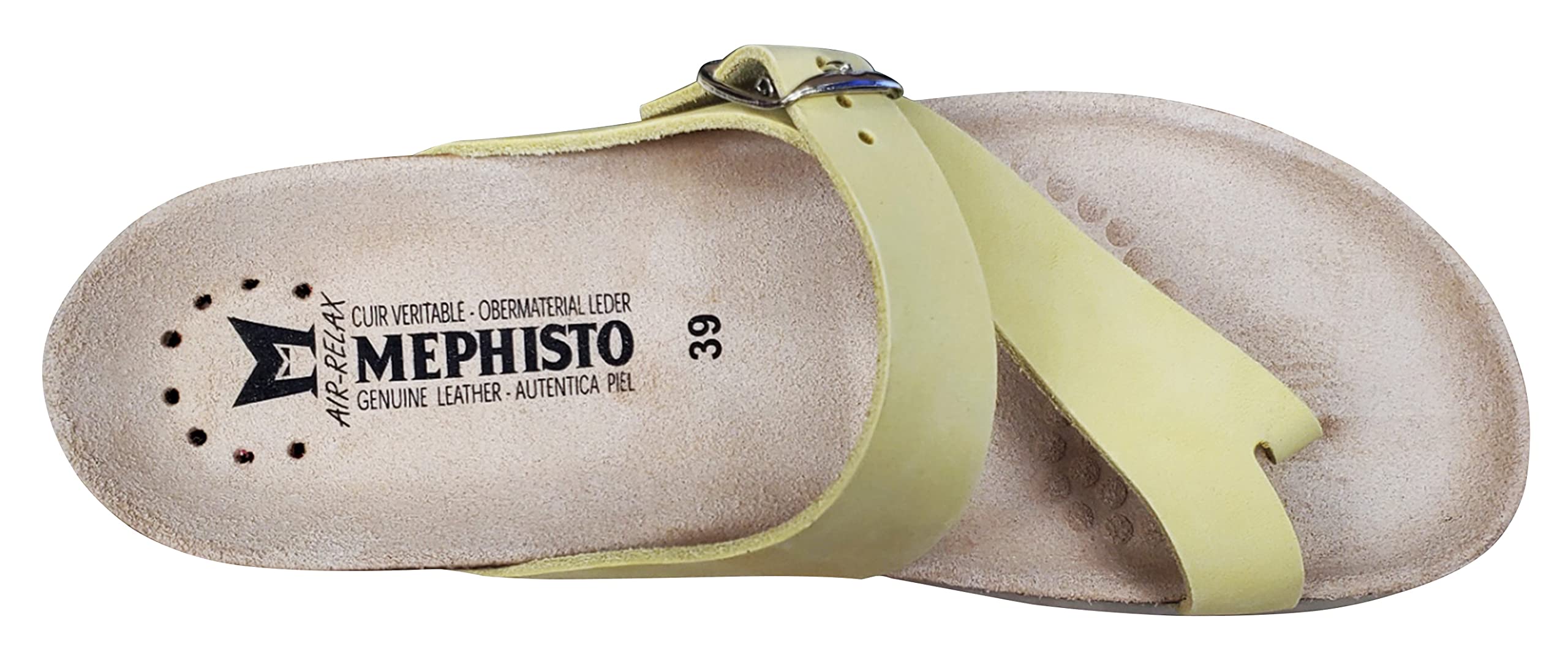 Mephisto Women's Helen Nubuck Leather Sandals - Comfortable Walking Shoes for Summer, Travel & Casual Outings