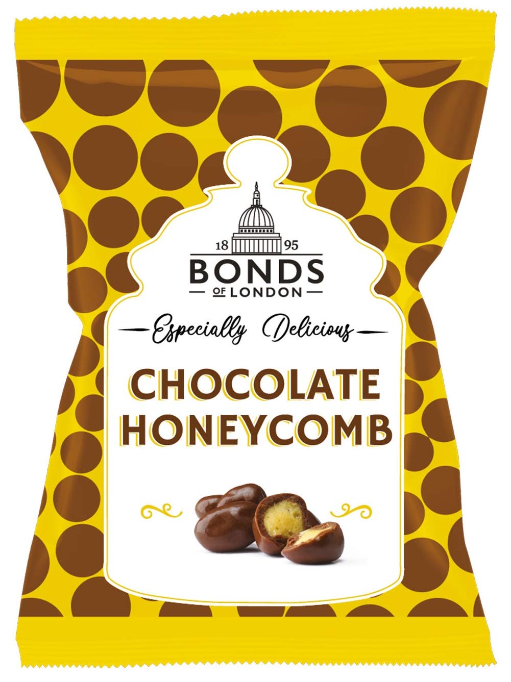 Original Bonds London Honeycomb Candy - Delicious UK Imported Milk Chocolate Coated Treats | Perfect for Gifts, Parties & Sweet Cravings