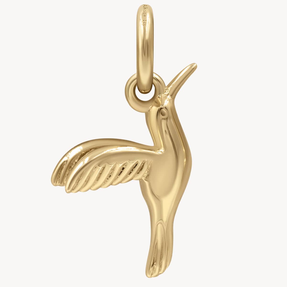 Hummingbird Mini Golden Charm - Elegant Jewelry Pendant for Necklace & Bracelet - Perfect Gift for Women & Girls - Birthday, Anniversary, Valentine's Day